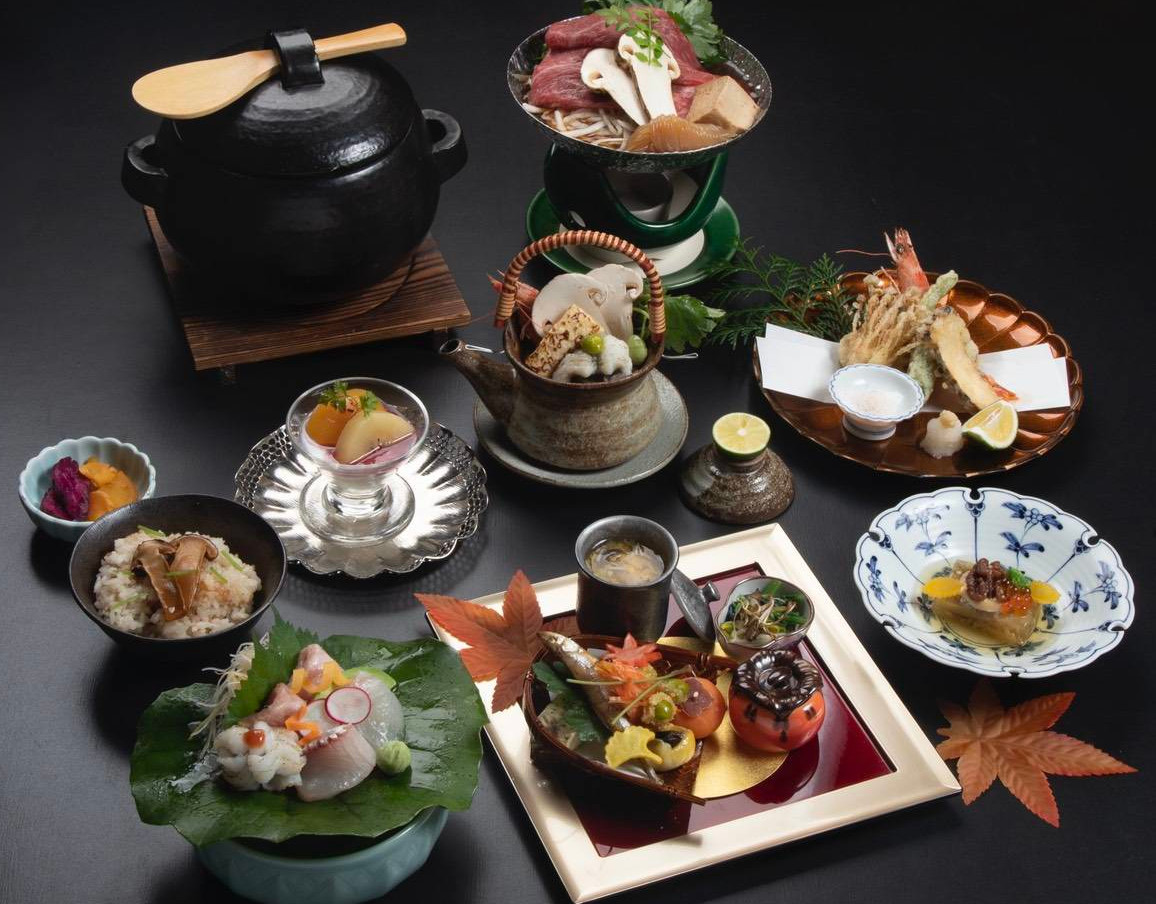 松茸会席の写真